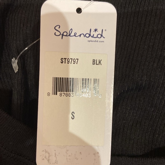 SPLENDID | Size S | black long sleeves top - Picture 8 of 10